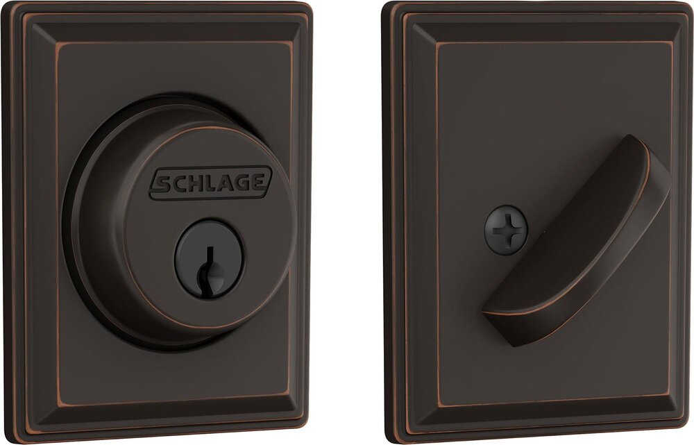 ANSI美标单缸插销死锁：Schlage B60/B62 实际安装案例